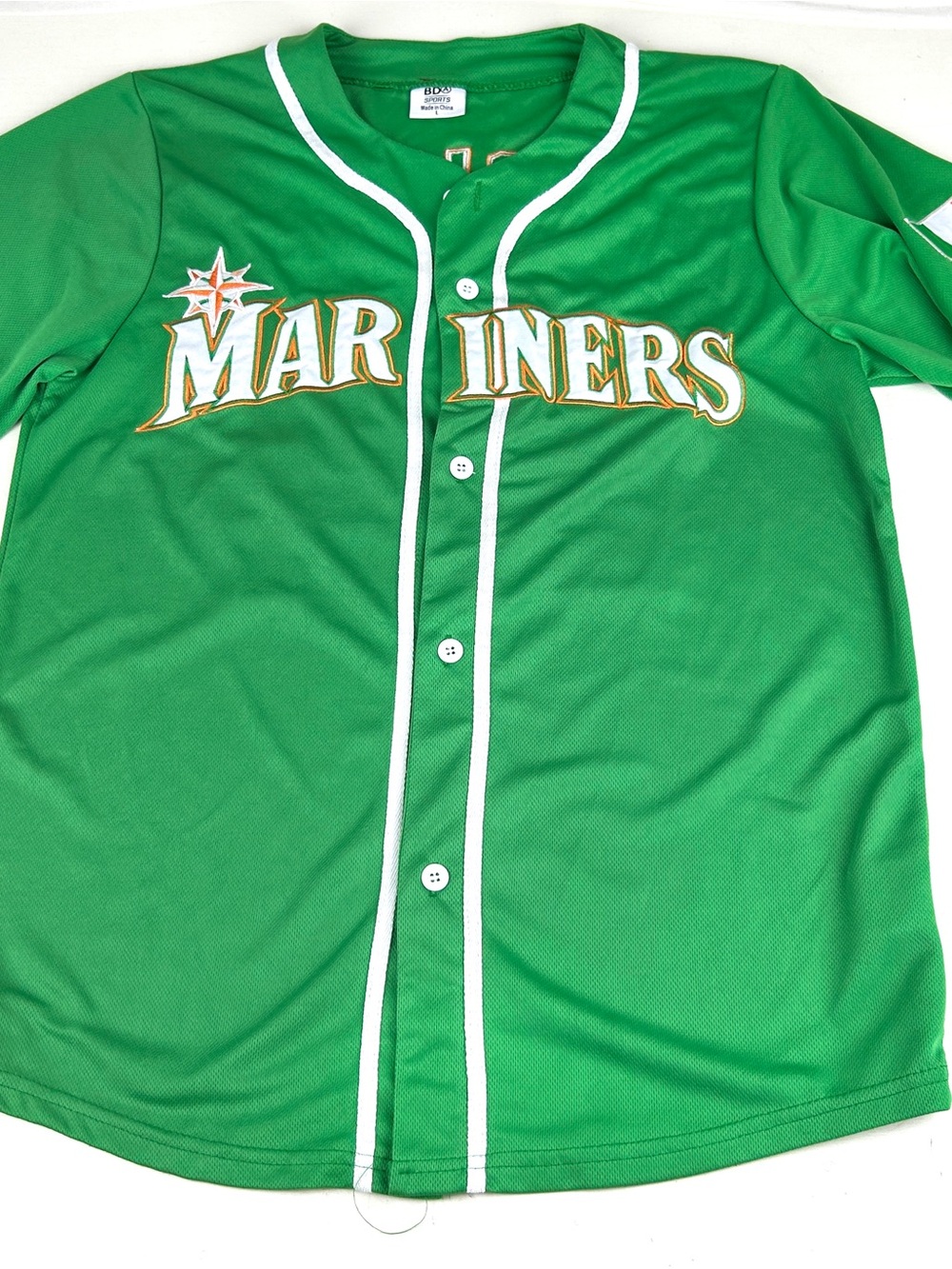 Seattle Mariners Jersey Irish Heritage Night Ireland 2024 Green Stitched Large